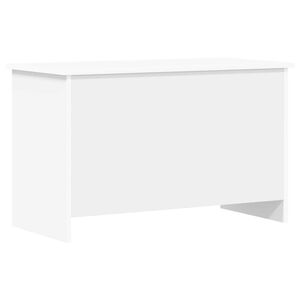 vidaXL Opbergkist met opslag Wit 80 x 40 x 50 cm Bewerkt hout