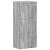 vidaXL Badkamer wandkast TULUM Grijs Sonoma 37 x 24,5 x 86 cm
