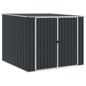vidaXL Tuinschuur 195x198x159 cm gegalvaniseerd staal antraciet