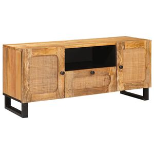 vidaXL TV-kast Bruin 105 x 33 x 46 cm Massief Mango Hout