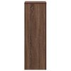 vidaXL Plantenstandaard 33x33x100 cm bewerkt hout bruin eikenkleurig