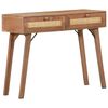vidaXL Wandtafel 100x35x76 cm massief mangohout