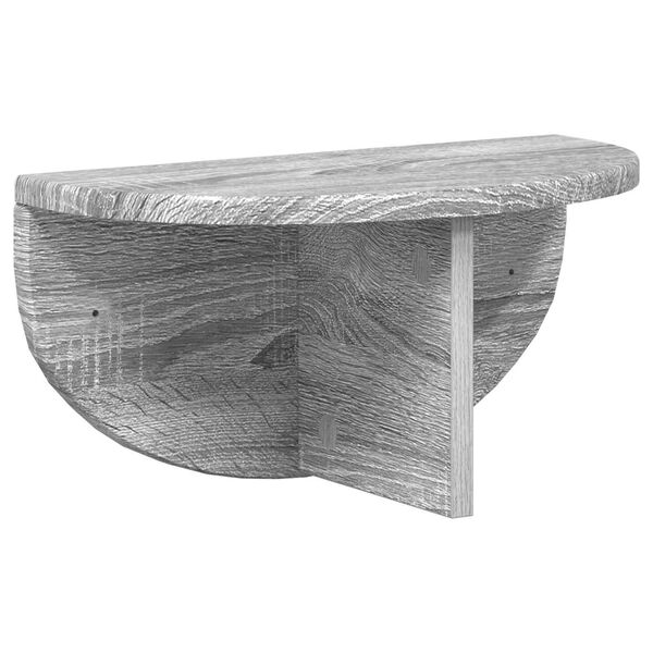 vidaXL Wandplank Grijs Sonoma 38 x 19 x 19 cm Bewerkt hout