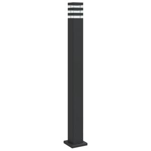 vidaXL Buitenvloerlamp 110 cm aluminium zwart