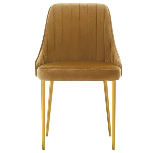 vidaXL Eetkamerstoelen draaibaar 4 st fluweel bruin