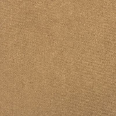 vidaXL 3-delige Loungeset fluweel bruin