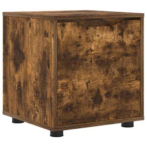 vidaXL Badkamer Kast Gerookt eiken 40,5 x 40 x 44 cm Bewerkt hout