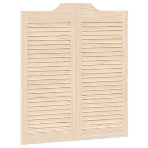 vidaXL Schuifdeuren 90 x 40 cm Massief grenenhout Naturel