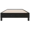 vidaXL Boxspring zonder matras fluweel zwart 90x210 cm