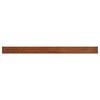 vidaXL Raamsokkel Bruin hout 140 x 10 x 4,5 cm PVC