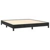 vidaXL Bedframe zonder matras 180x200 cm fluweel zwart