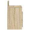 vidaXL Nachtkastjes 2 st met 2 lades 40x33x60 cm sonoma eikenkleurig