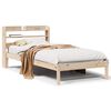 vidaXL Bedframe zonder matras massief grenenhout 90x200 cm