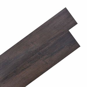vidaXL Zelfklevende PVC Vloerplanken Donkerbruin 30,5 x 61 cm 28 st