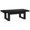 vidaXL Salontafel NOAIN Zwart 119 x 60 x 40 cm Massief grenenhout