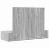 vidaXL Plafondtafel met lade Grijs 100 x 40 x 70 cm Bewerkt hout