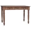 vidaXL Bureau met lades 117x57x75 cm massief mahoniehout