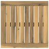 vidaXL Tafelblad 40,5 x 40 x 2 cm Rechthoekig Massief Acaciahout Wit