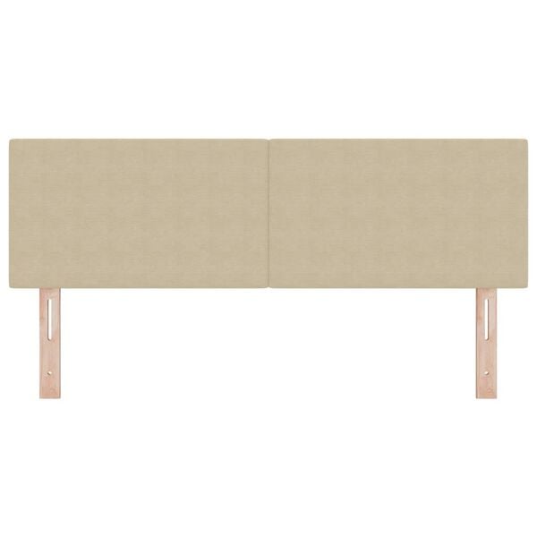 vidaXL Hoofdbord met hoofdeinde Lichtgroen Grijs 144 cm Nep Leer