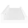 vidaXL Wandschappen 4 st 40x9x3 cm wit