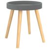 vidaXL Bijzettafel 38x38x40 cm bewerkt hout en grenenhout grijs