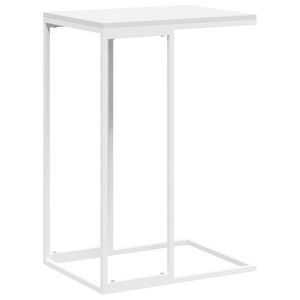 vidaXL Bijzettafel 40x30x59 cm bewerkt hout wit