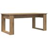 vidaXL Koffietafel Set 2 pcs Artisan Eiken Bewerkt hout