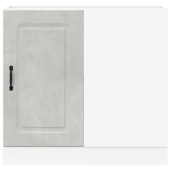 vidaXL Onderkast Kalmar bewerkt hout betongrijs