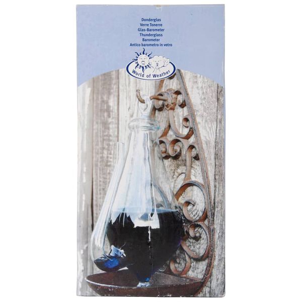 Esschert Design Weerglas met gietijzeren houder 0,5L TH31