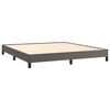vidaXL Bedframe kunstleer grijs 180x200 cm
