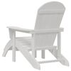 vidaXL Adirondack-stoel Wit 74 x 82 x 92cm HDPE
