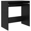 vidaXL Bureau Zwart Eiken Bewerkt hout 77.5 x 43 x 79 cm