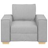 vidaXL Sofa Stoel Wolk Grijs 60 cm Stof