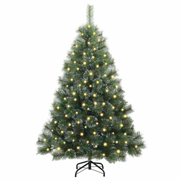 vidaXL Kunstkerstboom met 150 LED met standaard Groen 150 cm PE en PVC