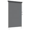 vidaXL Rolgordijn Lichtgrijs 120 x 250 cm Stof en Aluminium