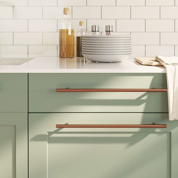 vidaXL Handvatten 10 st 320 mm roestvrij staal bronskleurig