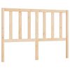 vidaXL Hoofdbord 126x4x100 cm massief grenenhout