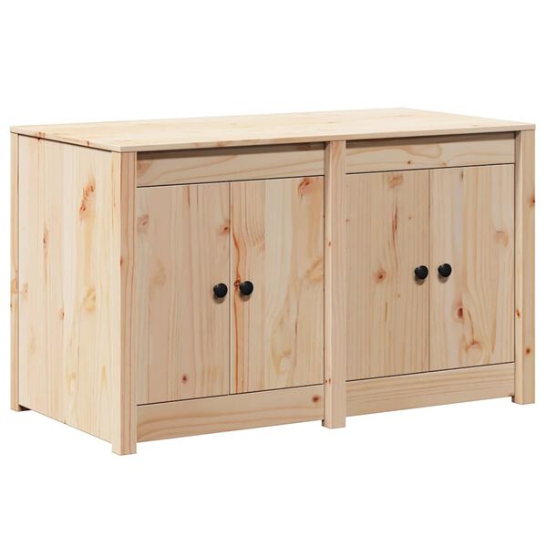 vidaXL Keukenkast Bruin Eiken 106 x 55 x 64 cm Massief grenenhout