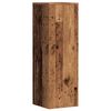 vidaXL Plantenstandaards 2 st 33x33x100cm bewerkt hout oud houtkleurig