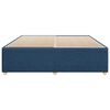 vidaXL Bedframe zonder matras stof blauw 180x200 cm