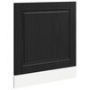 vidaXL Vaatwasserpaneel PORTO Zwart Eiken 60 x 1,5 x 57 cm