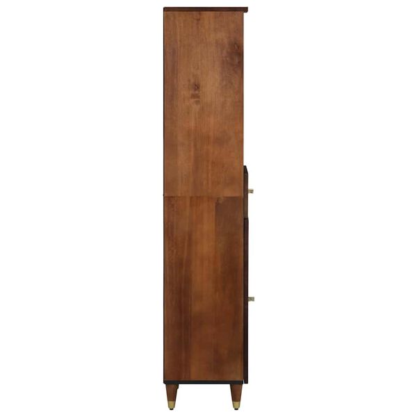 vidaXL Dressoir Honingbruin 38 x 33 x 160 cm Massief Mango Hout