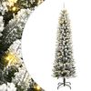 vidaXL Kunstkerstboom met 150 LED's en sneeuw 120 cm