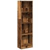 vidaXL Boekenkast 40x24x176 cm bewerkt hout oud houtkleurig