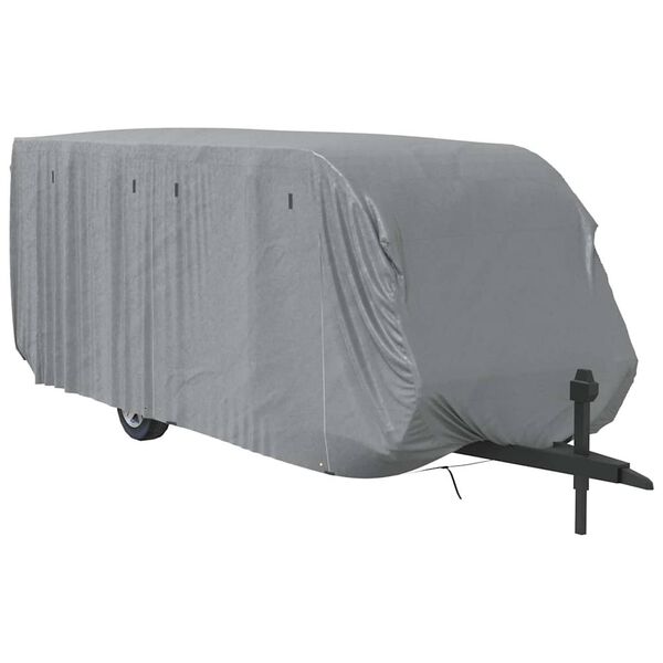 vidaXL Caravanhoes 732x250x220 cm vliesvlies grijs