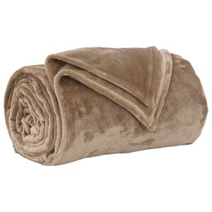 vidaXL plaid Camel 220 x 240 cm 1.37 kg Fleece
