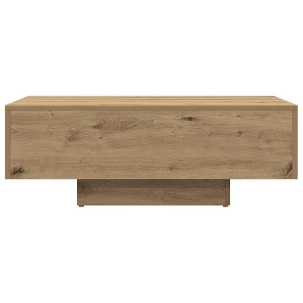 vidaXL Salontafel 85x55x31 cm bewerkt hout artisanaal eikenkleurig