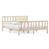 vidaXL Bedframe massief hout 120x200 cm