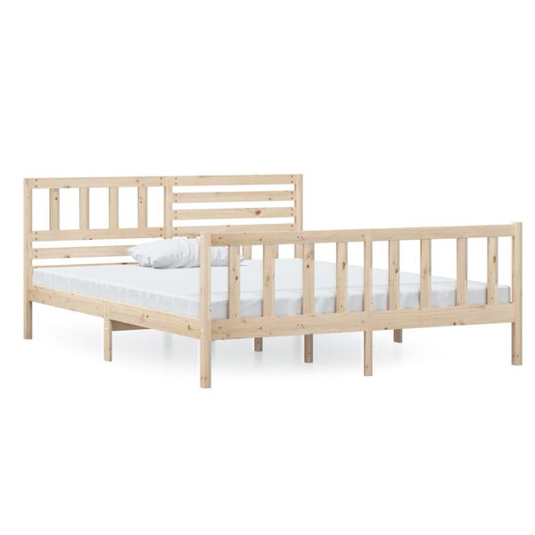 vidaXL Bedframe massief hout 120x200 cm
