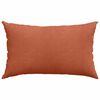 vidaXL Sofa Kussens 2 stuks Rood-oranje 50 x 30 cm Cordstof